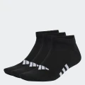 adidas Performance Light Low Socks 3 Pairs Training KXL Unisex Black / Black