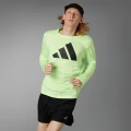 adidas Run It Long Sleeve Tee Running XS Men Green Spark