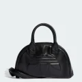 adidas Polyurethane Trefoil Satchel Bag Lifestyle NS Women Black