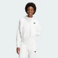 adidas Z.N.E. Woven Full-Zip Hoodie Lifestyle 2XS Women White