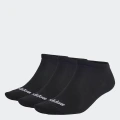 adidas Thin Linear Low-Cut Socks 3 Pairs Lifestyle XS Unisex Black / White