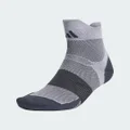 adidas Running x Adizero Socks 1 Pair Running XS,S,M,L,XL Unisex White / Grey