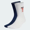adidas Adibreak Crew Socks 2 Pairs Lifestyle XS Unisex Indigo / White / Grey