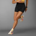 adidas Adizero Lite Short Leggings Running XL Women Black / Grey
