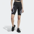 adidas adidas by Stella McCartney TruePace Running Bike Leggings Running 2XS Women Black / Purple Glow