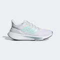 adidas EQ21 Run Shoes Running 3.5 UK Women White / Halo Green / Grey