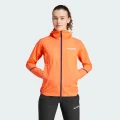 adidas Terrex Xperior 2.5L Light Rain.Rdy Jacket Hiking,Outdoor S Women Semi Impact Orange