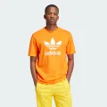 adidas Adicolor Trefoil Tee Lifestyle M Men Orange