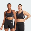 adidas Powerimpact Train Medium-Support 3-Stripes Bra Training AM A-B Women Black / White
