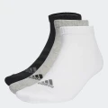 adidas Cushioned Low-Cut Socks 3 Pairs Basketball,Lifestyle KXL,KXXL,XS,S,M,L,XL,XXL Unisex Grey / White / Black
