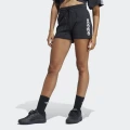 adidas Essentials Linear French Terry Shorts Lifestyle A/2XS Women Black / White