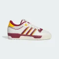 adidas Rivalry 86 Low Shoes Basketball 3 UK Men White / Team Coll Burgundy 2 / Crew Yellow