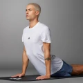 adidas Designed for Training Yoga Seamless Tee Training XS Men White