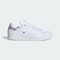 adidas Stan Smith Shoes Lifestyle 3 UK Women White / Preloved Fig / Preloved Fig