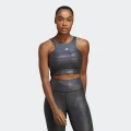 adidas Powerimpact Training Medium-Support Longline Bra Gym & Training,Training 2XS D-DD Women Black / Grey