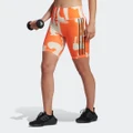 adidas Thebe Magugu Bike Shorts Training L Women Ecru Tint