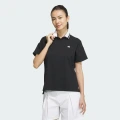 adidas Loose Fit Short Sleeve Polo Shirt Golf A/2XS Women Black