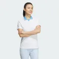 adidas AEROREADY PlayGreen Monogram Short Sleeve Polo Shirt Golf A/2XS Women White