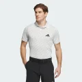 adidas HEAT.RDY Jacquard Short Sleeve Polo Shirt Golf A/S Men White