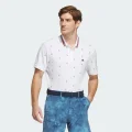 adidas AEROREADY PlayGreen Monogram Short Sleeve Polo Shirt Golf A/2XS Men White