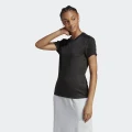 adidas Logo Tee Lifestyle A/2XS Women Black