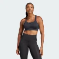 adidas TLRD Impact Luxe High-Support Zip Bra Training 65A Women Black