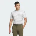 AEROREADY Allover Print Short Sleeve Mock Neck Shirt