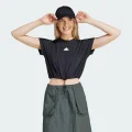 City Escape Crop Tee With Bungee Cord