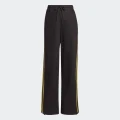 Cuffed Pants with Golden Stripes and Drawcord Detail