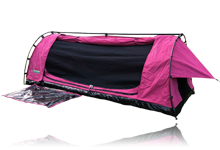 King Single Swag, Hot Pink colour by Kulkyne Kampers