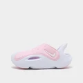 Nike Aqua Swoosh Sandals Children - Womens - Pink Foam/White