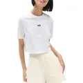 Vans Apparel and Accessories Flying V Crop Crew Sport White