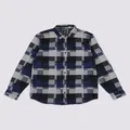 Vans Apparel and Accessories Gibson Patchwork Woven Shirt Blue & Multi