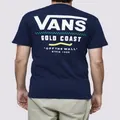 Vans Apparel and Accessories Gold Coast Tee Blue