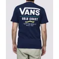 Vans Apparel and Accessories Gold Coast Tee Blue