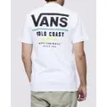 Vans Apparel and Accessories Gold Coast Tee White