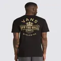 Vans Apparel and Accessories Checkerboard Society T-Shirt Black
