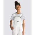 Vans Apparel and Accessories Kids Groundwork Overalls White