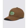 Vans Apparel and Accessories Quick Hit Structured Jockey Hat Brown