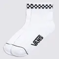 Vans Apparel and Accessories Peek-A-Check Crew Sock 6.5-10 White