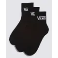 Vans Apparel and Accessories Classic Half Crew Sock Black