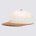 Vans Apparel and Accessories Drop V Snapback Hat Brown & White