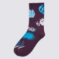 Vans Apparel and Accessories Whammy Crew Sock Purple