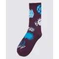 Vans Apparel and Accessories Whammy Crew Sock Purple