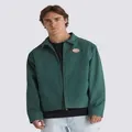 Vans Apparel and Accessories Coyle Cropped Canvas Jacket Green