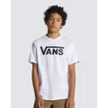 Vans Apparel and Accessories Boys Classic T-Shirt White