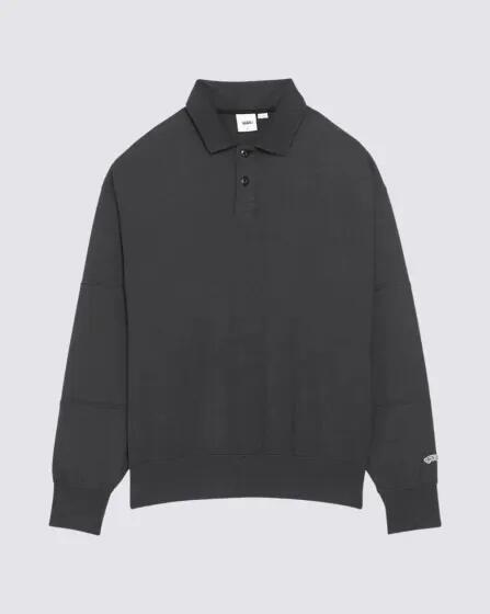 Vans Apparel and Accessories Premium Rugby Shirt Black