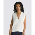 Vans Apparel and Accessories Avenue Sweater Vest White