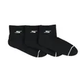 SkechersAcc 3pk Half Terry Premium Performance Quarter Socks Black
