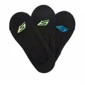 SkechersAcc 3pk Superlow Liner Socks Black